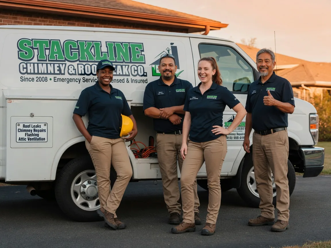 Chimney flashing repair company in Carson, ND